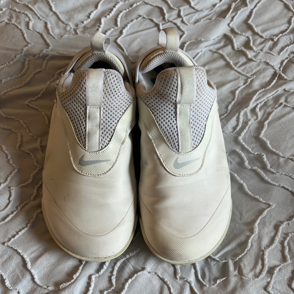 Nike White Slip-On Sneakers